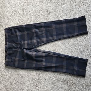Zac & Rachel Pull On Ankle Pants sz XL Plaid